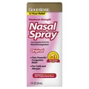 GoodSense Maksymalna siła Nasal Spray Nassal, Szybkie silne odciążenie dla przeziębienia i alergii, 1 Płynna uncja