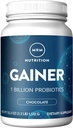 MRM Nutrition Gainer Protein with Probiotics + Postbiotics Between 124; Chocolate Flavored Between 124; 25g Protein Between 124; Whey Concentrat + Isolate + Micellar Casein Between 124; Slow + Fast Digesting Between 124; with Digestive enzyms