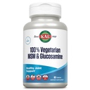 KAL 100% Wegetariański MSM & Glukozamina - Zdrowe Wspólne Wsparcie - Wegan Glukozamina i suplement MSM - Made Without Shellfish - Laboratorium zweryfikowane - 60- Day Guarantee - 60 Służenie, 60 Tabletki