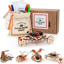 Robotics Engineering Kit: 124; Zaprojektowany przez naukowców: 124; 50 Plus Części: 124; 10 Plus projekty STEM dla dzieci: od 8 do 12. 124; Ucz się elektroniki, nauki: 124; Kreatywność Grow, Grit 124; DIE Inventor Toy Gift