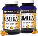 (Opakowanie 2) Wild Omega 3 Fish Oil DPA Supplement 2,900 Miligramów, EPA- DPA- DHA, SoftGels