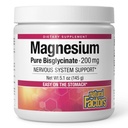 Naturalne czynniki Magnezu Bisglicinate w proszku - Kompensacja wsparcia zdrowia całego ciała - Naturalny suplement magnezu wspomaga wytrzymałość i zdrowie kości - 5.1 oz (50 Służenie)