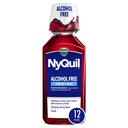 Ofiary NyQuil, Alkohol Wolny, Kaszel, Zimne & Flu Ulgi, Ból gardła, Gorączka i Congestion Relief, Berry, 12 Fl Oz