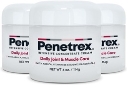 Penetrex Joint & Muscle Therapy - Soothing Comfort for Back, Neck, Hands, Feet - Premium Whole Body Rub with Arnica, Witamina B6 MSM & Boswellia - 4oz Cream (3 opakowania)