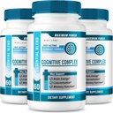 rize labs - Cognitive Complex Capsules – Daily Focus & Clarity Formula with a Balanced Blend for Alertness, Memory Support, and Everyday Wellness | Easy-to-Take Pills for Adults (180 Capsules)