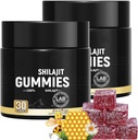 Himalayan Gold Grade Shilajit Gummies z Manuka Miód dla mężczyzn i kobiet 124; Blood Orange Flavor Oil Flavor 124; 85 + Ślady minerałów i kwasu Fulvic dla Focus & Energy Zdrowe Gummies -30 Hrabia (2)