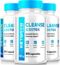 (3 Pack) Ketosyn Cleanse & Detox kapsułki, Ketosyn Pigułki do zaawansowanej utraty wagi, Maksymalna moc Keto Mieszane Suplement wsparcia, Keto Syn Wewnętrzne Pastylki czyszczące (180 Kapsułki)