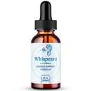 Whispeara Tinnitus Relief do pierścieniowych kropli usznych, Pierścień przezroczysty krople do szum w uszach, Maksymalna moc, Advanced Formuła suplement słuchu, Uszy dzwonienie szum w uszach, Opinie Whispeara (1 Pack)
