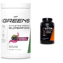 JYM Zielone Super żywności Blueberry Acai Proszek z Spirulina & Vita JYM Multivitamin dla sportowców 60 Tabletki