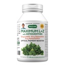 ANDREW LESSMAN Maximum L + Z z Astaksantyną 60 Softgels - 12 mg Luteina, 6 mg Zeaksantyna, 4 mg Astaksantyna. Kluczowe składniki odżywcze wspomagające zdrowie oczu i mózgu oraz promujące zdrowe widzenie.
