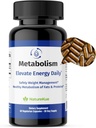 NatureKue Metabolizm 124; Natural Weight Management & Energy Support Department 124; Immune & Digestive Health Description 124; Puerh Tea Extract, Zielona herbata, Herbal Suplement do Metabolity Boost - 60 Kapsułki wegetariańskie