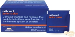 Ortomol Immun Junior C Plus, Multiwitamina Kid 's, Flavor Tangerine, 30- Day Supply