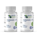 Melatonina 120mg 12 4; Melatonina jednodawkowa w kapsułkach Easyto- Połknięcie 124; Vegan, Non-GMO & Gluten- Free 124; USA- Made Extra Force (2- Pack)