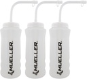 Mueller Quart Butelka w / Słomka, Kolor naturalny w / Czarne litery (3- Pack)