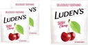 Ludens Wild Cherry Gardło Drops, Opakowanie po 2, 90 Krople Każdy na ból gardła Ulgi