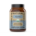 Kompletne produkty naturalne Kapsułki Organiczne czosnek - 520mg Kapsułki 100 Count Vegetarian Pills Supplement, Kapsułki czosnku i ekstrakt