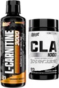 Nutrex Research Liquid Carnitine 3000 - CLA 90 Soft Gels - 1000mg Conjufared Linoleic Acid Active Blend from Safflower Oil