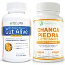 All- Natural Gut and Nerki Suplementy zdrowia 124; Ginger, Artichock Leaf Extract, Deglycerized Licorice Root & Patented Cynk Carnosine British 124; Stone Crusher Chanca Piedra, Hydrangea & Dandelion Root