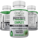 Prostate Complete Herbal Health Supplements for Men, Saw Palmetto Stinging Nettle Pygeum Beta- sitosterol Reishi Shiitake, 90 Hrabia kapsułki