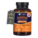 Turmeric 2280mg (wysoka wytrzymałość) z Black Pepper & Ginger - 180 Vegan Turmeric kapsułki z aktywnego składników kurkuminy I UK Made by Prowise Healthcare