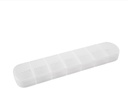 Cotygodniowy Pill Organizator, Duży 7-dniowy przypomnienie przypadku witaminy, Mate White, Daily Medicine Box, AM PM Kapsułki Dispenser Pojemnik do leków, Suplement odżywczy, Olej rybny, Tabletki, Gla