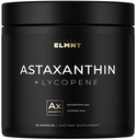 Astaksantyna 24mg + Lycopene 50mg Moc kliniczna Karotenoidy Suplement skóry w. 100% Naturalny z MicroAlgae - Najlepsze Astaksantyna Suplementy dla Zdrowia i Pigmentacji skóry - Astaxantina