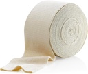 Elastyczny opatrunek tubularny rozmiar C, 10M Box - naturalny kolor (2.75 "X 33 stóp) dla dużych opatrunków wsparcia kolana -średni Thigh, Cotton Spandex