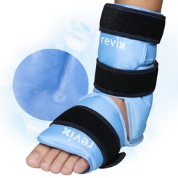 REVIX Ankle Ice Pack Wrap for Foot Pain Relief and Feet Enjunies, wielokrotnego użytku żel Ice Cold Packs for Achilles Tendonitis, Plantar Fascilitis, Sprained Ankles and Heels