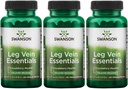 Swanson Leg Vein Essentials - Opóźnione uwolnienie - 60 Kapsułek Veg (3 opakowania)
