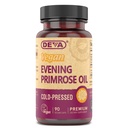 DEVA Vegan Wieczór Primrose Oil, Cold- Pressed, Nierafinowane, 90 Kapsułki, 1- Pack