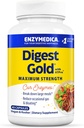 Enzymedica Digest Gold + ATPro, Formuła enzymu enzymatycznego o maksymalnej mocy, Zapobiega wzdęciu i gazie, 14 Kluczowe enzymy w tym amylaza, Protaza, Lipaza i Lactaza, 45 Kapsułki (FFP)