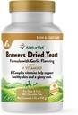NaturVet Brewers Suszony Yeast Formuła z czosnku Flavoring Plus witaminy dla psów i kotów, Chewable Tablets, Made in USA z Globally Źródło składników 100 Hrabia