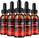 Sugar Six Drops Healthy Formula - Suplement diety Drops - Dodatkowa siła SugarSix płynnych kropli, Sugar Six Drops Recenzje (5 Pack - 5 Month Supply)