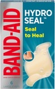 BAND- Aid Brand Hydro Seal Adhesive Waterproof Bandaże, Duże Hydrokoloidalne Gel Bandaże do wsparcia pierwszej pomocy Lepsze gojenie dla mniejszych Blisterów, Cięcia i Scrapes, FSA / HSA Kwalifikowalne, 6
