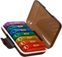 Cute Organizator dla seniorów Travel Medicine Holder 7- Day Pill Case Lekkie przenośne Magazynowanie
