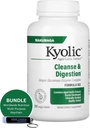 Worldwide Nutrition Bundle: Kyolic Aged Garlic Extract 200 Veggie Tablets Formula 102 Cleanse & Trawienie - Wzbogacony czosnku Ginger Supplement - 200 Counts with Multi- Purpose Key Chain