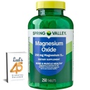 Spring Valley Magnezu 250mg 250 Hrabia, Bone & Muscle Health, Najlepszy suplement magnezu dla kobiet, Suplement diety Pasek z Lual 45 Cukrzyca Dekodowane