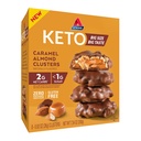 Atkins Caramel Almond Clusters, Gluten Free, High in Fiber, 1g Sugar, 2g Net Carb, Keto Friendly, 8 Count