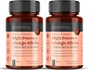 pureklinica Wysoka potencja Ginkgo Biloba 30,000mg x 180 tabletek (2 butelki po 90) - 6 miesięcy dostaw - 5 razy Siła konkurencyjnych produktów
