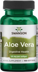 Swanson Aloe Vera 25 Miligramów 100 Sgels