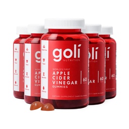 Goli Jabłko Cydr Gummy Witaminy - 300 Hrabia - Witamina B12, Żelatyna wolna, Gluten- Free, Wegan & Non-GMO