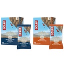CLIF BAR - Bary białka energetycznego - Chrupiące masło orzechowe i masło orzechowe banana z ciemną czekoladą - Pakiet odmian - Made with Organic Oats - Energy Bars - Non-GMO - (20 Pack)