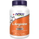 Teraz żywność L- Arginina, 500 mg, 250 Czapki
