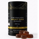 Pure Himalayan Shilajit Gummies Gold Grade XI124; z Ashwagandha & Fulvic Acid XI124; Sugar-Free Energy, Stamina & Immune Support for Men & Women XI124; 85 + Trace Minerals XI124; Non-GMO & 100% Natural XIG 124; 60 Count