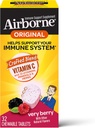 Ulotka 1000mg Witamina C Tabletki do żucia z cynku, Suplement wsparcia immunologicznego z mocnymi antyoksydantami Witaminy A C & E - 32 Tabletki do żucia, Bardzo Berry Flavor