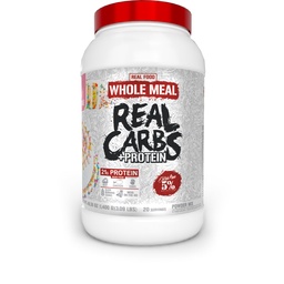 5% Żywienie Rich Piana Prawdziwe węglowodany + Białko 124; Czysty Gainer Mass Protein Meal Replacement Powder Building 124; Węglowodany do wstępnego treningu / Post- Workout Recovery Meal Agreement 124; 3 lb, 20 Srvgs (Tort urodzinowy + Białko)