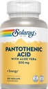 Solaray Kwas pantotenowy 500mg - 100 Caps