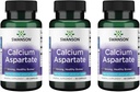 Swanson Calcium Aspartate - Herbal Supplement Promoting Bone, Heart, & Muscle Health - Natural Formula Promoting Total Body Wellness - (60 Capsules-200mg Each) (3 Pack)