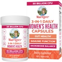 MARYRUTH'S 3-in-1 Daily Health Probiotics for Women | Hormone Support & Gut Health Supplement for Women | Women’s Probiotic | 50 Billion CFU | Vegan | 30 ct